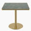 Table bistro tulipe ronde et moderne avec plateau en faux marbre, structure en métal robuste et facile à assembler-122442995-146632292