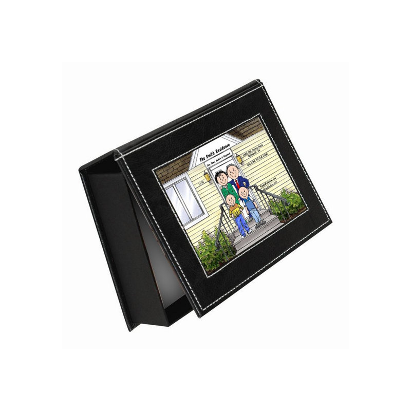 Faux Leather Memory Box