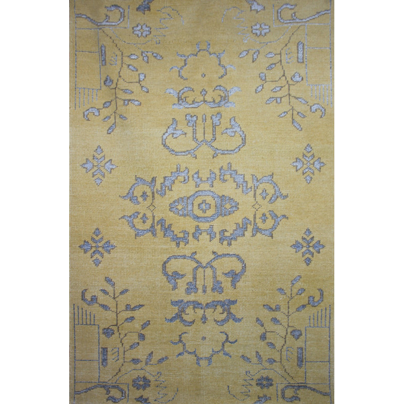 Donail Wool Oriental Indoor Rug, Rectangle 5' x 8'