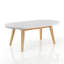 Extendable Oval Solid Wood Base Dining Table