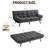 71" Folding Futon Sofa Bed, Space-Saving Loveseat To Twin Bed For Guest & Living Room-428153906