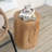 Achilles 16.25'' Rustic Hand-Painted MGO Tree Stump Side Table