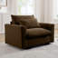 Fauteuil d'appoint à assise profonde et coussin profond-598210380
