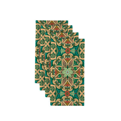 Polyester Geometric Square Napkin