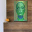 «Skin Deep Green» par Abstract Graffiti, art mural-1620704993