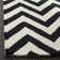 Nero Chevron Wool Hand Woven Area Rug