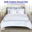 Ensemble de housse de couette brodé en coton 3 pièces Superior -100476004-110742609