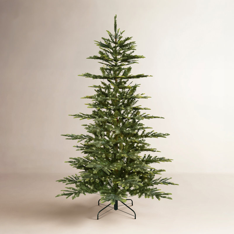 Sapin artificiel de 6,5 pi avec lumières DEL bicolores pré-éclairées