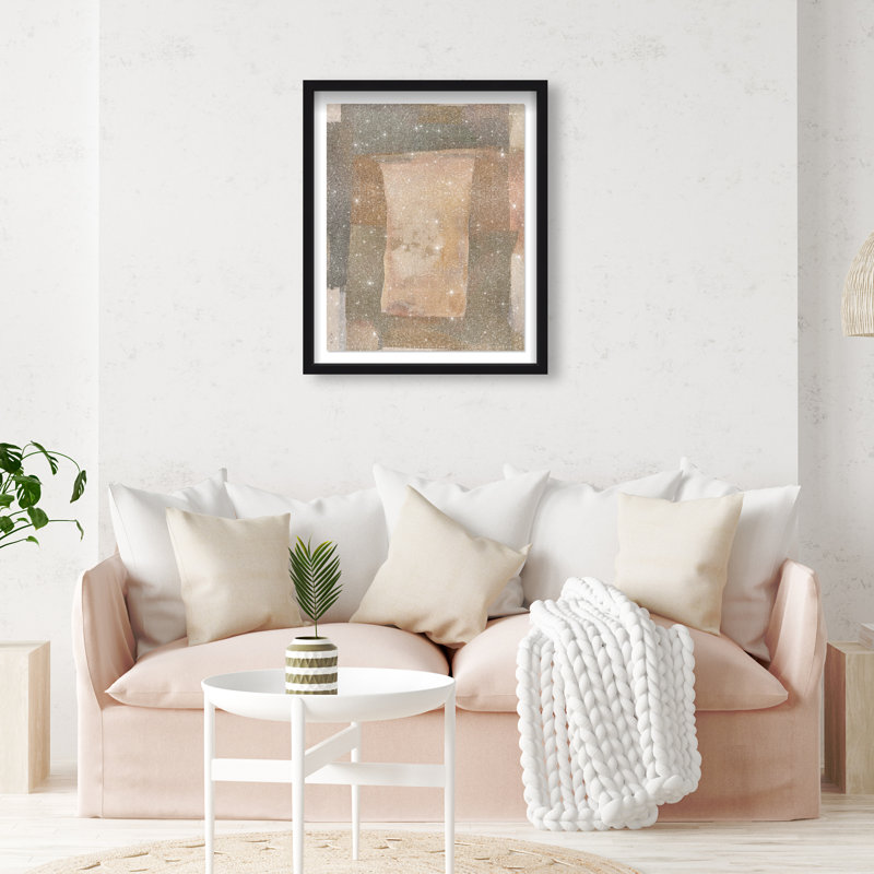 Rugged Roots Shadowbox Abstract Print by Oliver Gal, Black Frame, 16 x 20, 25.5"H x 21.5"W, Black Frame