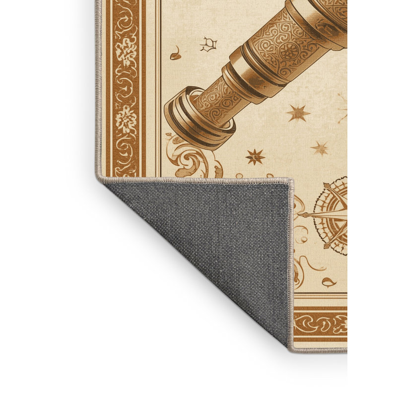 Tapis oriental doux et moelleux de style oriental classique beige - Reliure beige, 2x3
