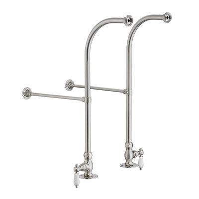 2 Piece Freestanding Bath Supplies with Stops