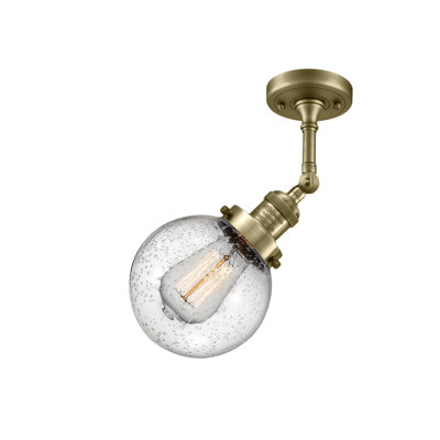 Plafonnier semi-encastré à 1 lumière Zarmayr