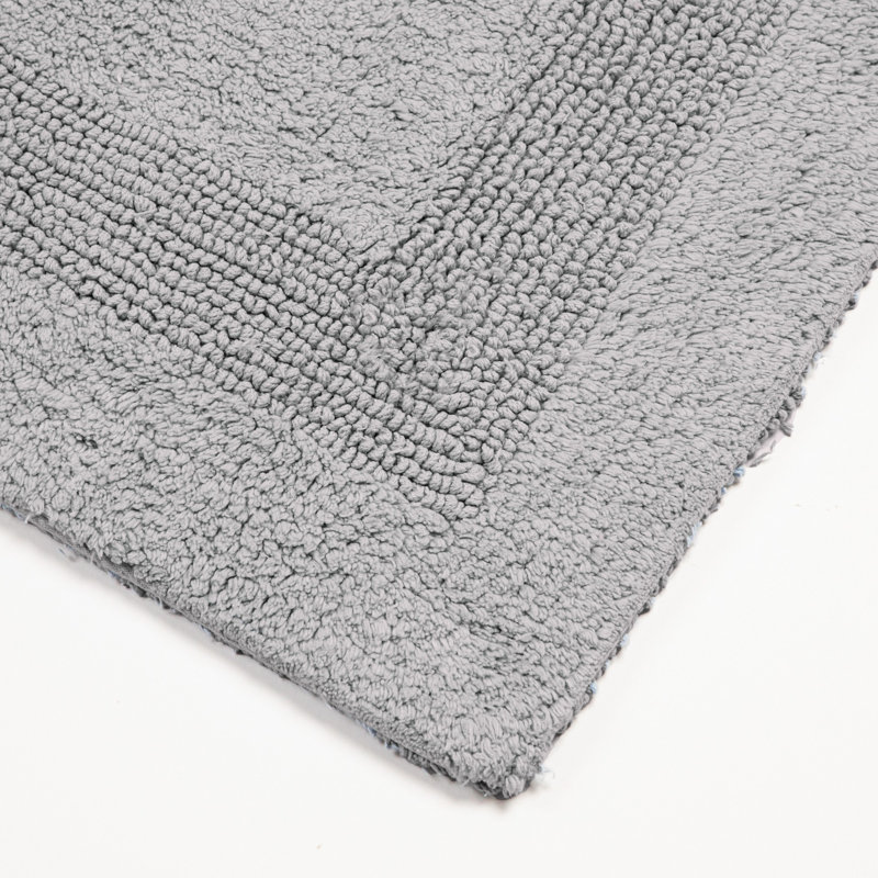 Tapis pour salle de bain Provence, L 20 po x L 32 po, gris
