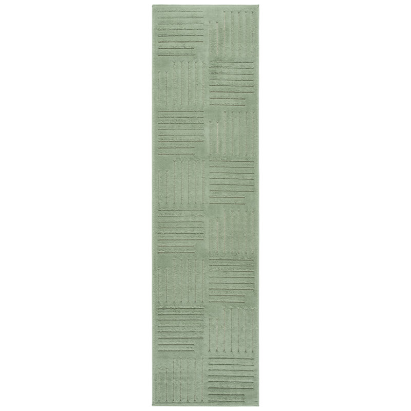 Alis Geometric Area Rug, Runner 66 X 244cm