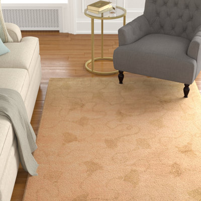 Tibetan Hand Knotted Silk & Wool Pile Floral Rug