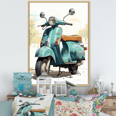 Calita Scooter Retro Rider II - Imprimé