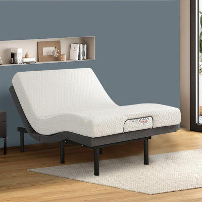 Liza Adjustable California King Bed Base, Remote Ergonomic Dual Incline -  Alwyn Home, AE0C85B77A37439E9ADE1A849D137FDF