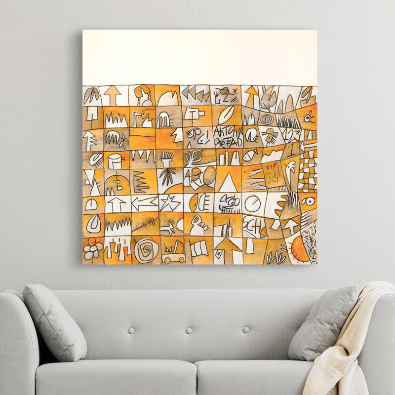 Untitled III (Artaud) by Vittorio Teruzzi - Wrapped Canvas Print, 70cm H x 70cm W x 4cm D