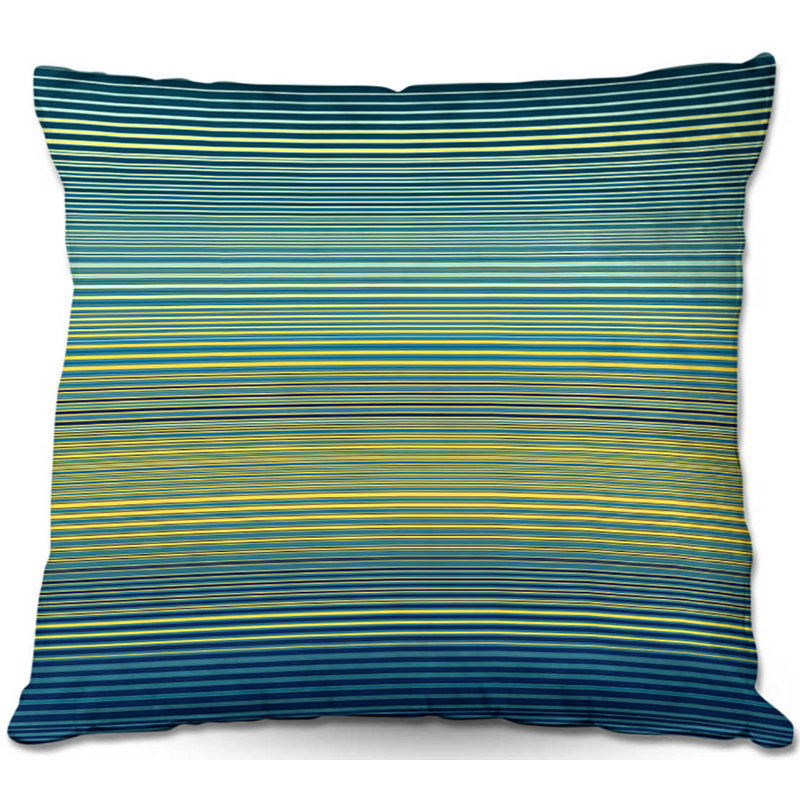 Coussin décoratif à rayures canapé teling, 18 po x 18 po