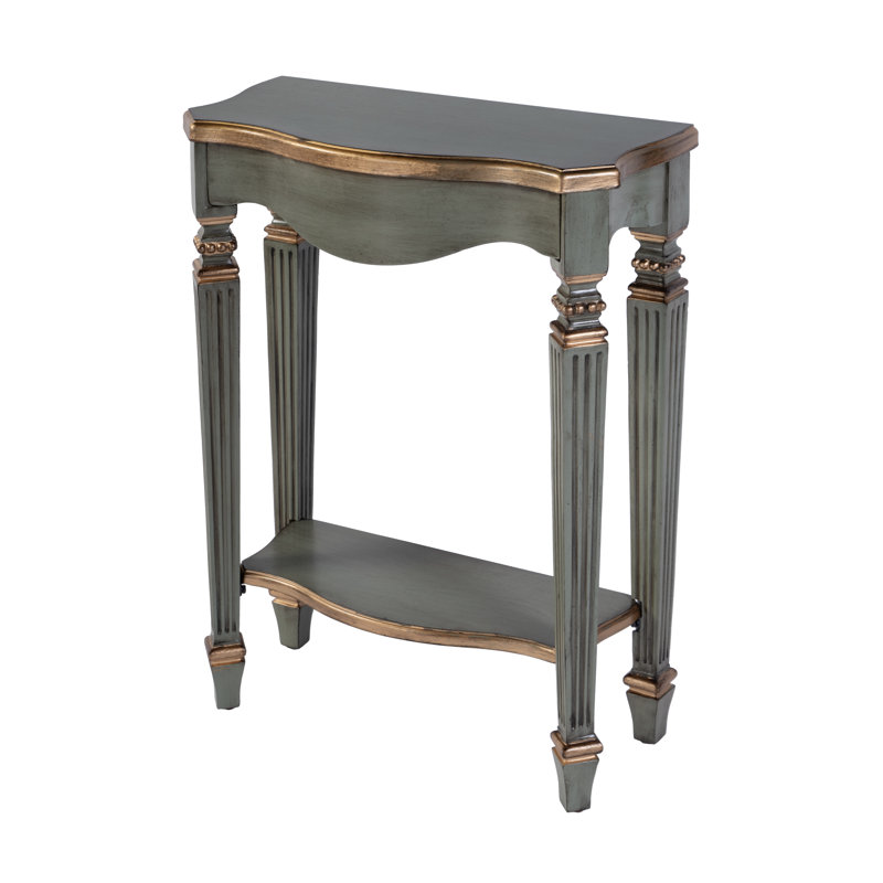 Cheshire Ballerina 22" Console Table, Pastel Green