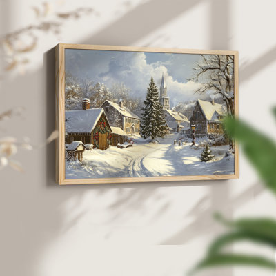 Chirstmas Art-CCXCV -Framed Print - Restickable