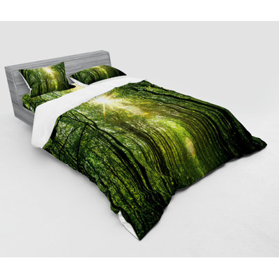 Rustic Polyester Duvet Cover