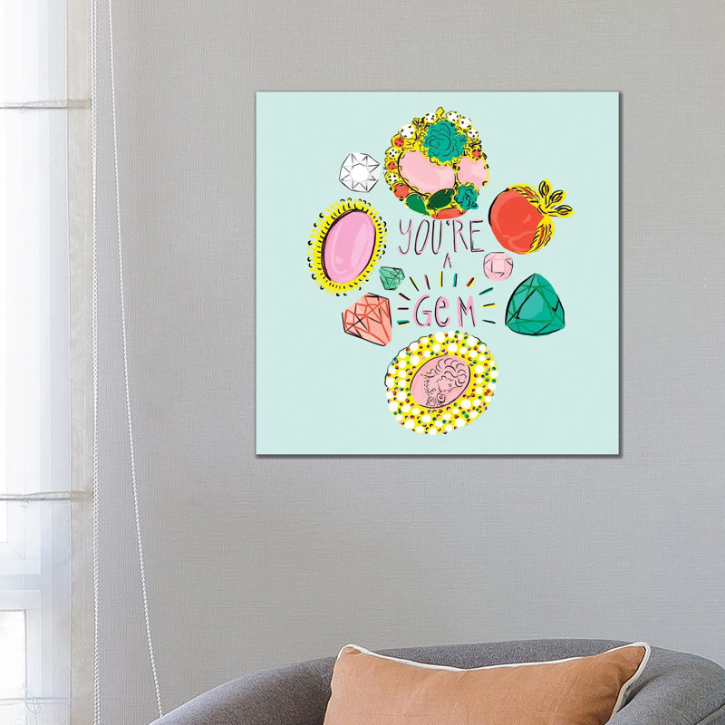 Ocean'S Bottom 1 Piece Wrapped Canvas Wall Art, 66.04 cm H x 66.04 cm W x 1.91 cm D
