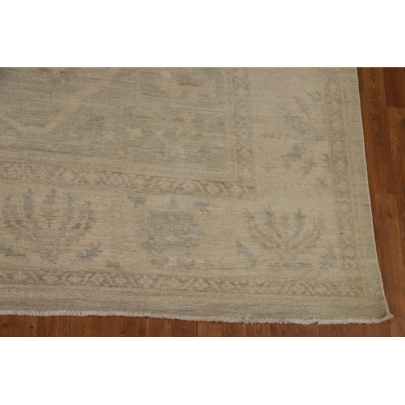 Vegetable Dye Oushak Turkish Large Rug 10