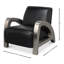 Fauteuil en cuir véritable 29 po Carlisle