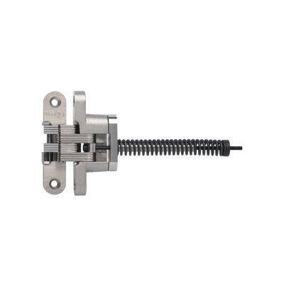 Charnière de porte simple invisible 4,6 po x l 8,15 po