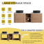 Meuble-lavabo double 24 po avec lavabo et armoires latérales 24 po-118021733