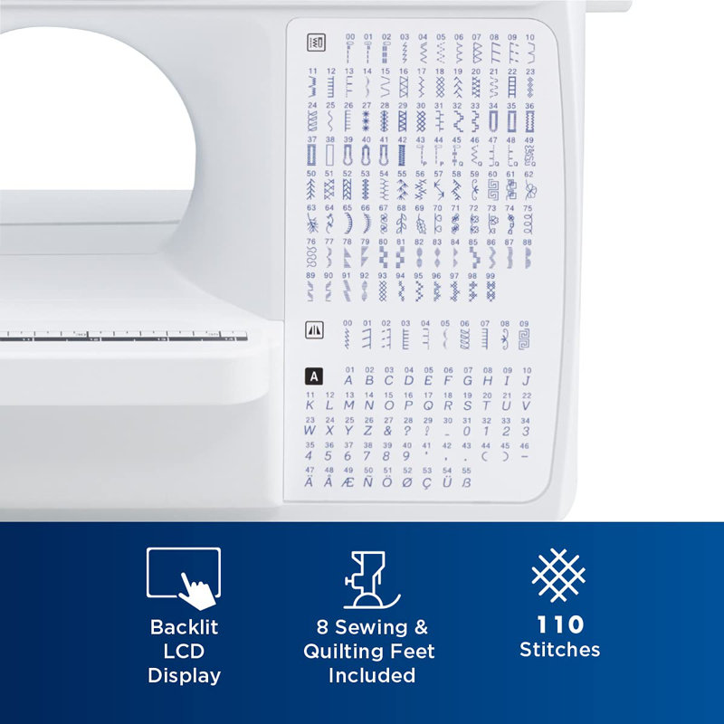 Brother XR9550 White Computerized Sewing and Quilting Machine
