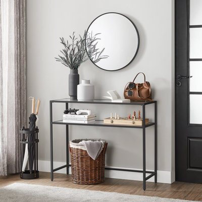 Doynton Glass Top Console Table