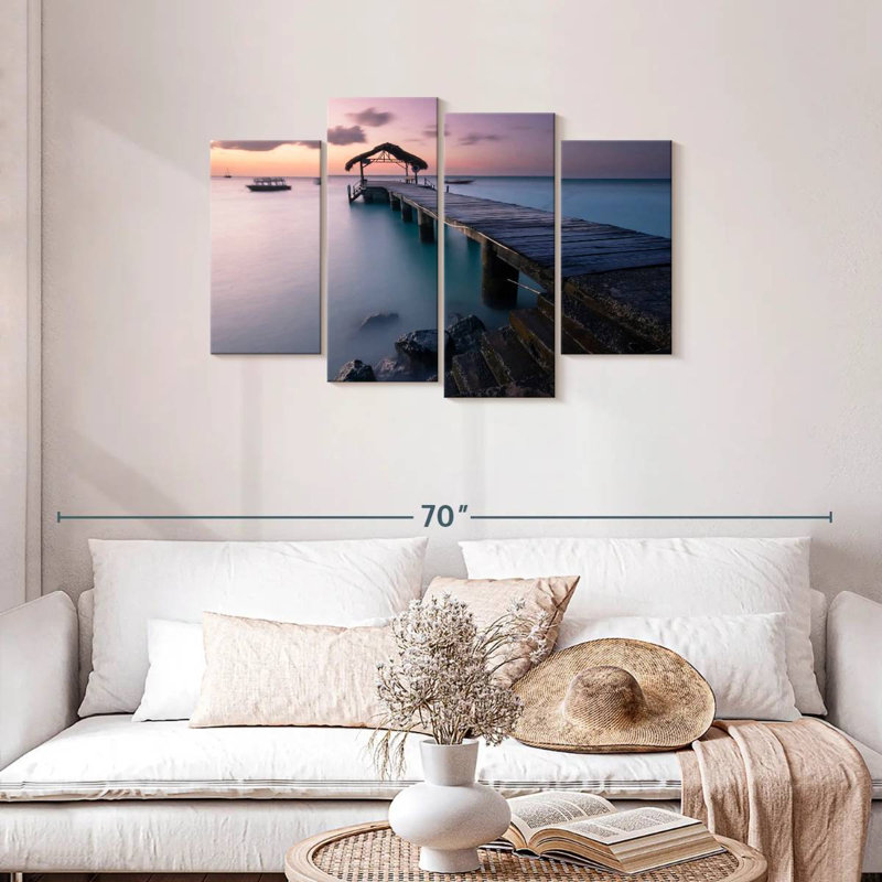 Gillard, promenade magique au lever du soleil, H 27 po x l 43 po