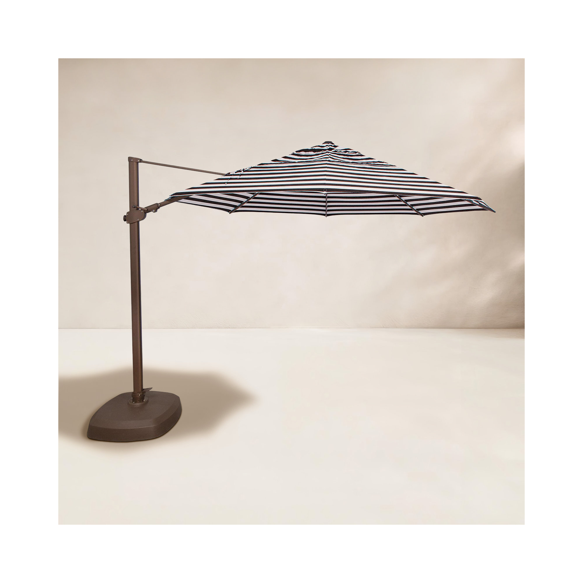 Birchbrook 147.87'' Sunbrella® Cantilever Outdoor Umbrella, Bronze