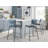 Saquia Upholstered Counter Stool with Metal Frame-755051981