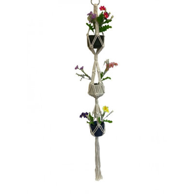 3 Tier Hanging Macrame Planter