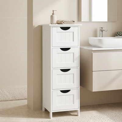 Holtby 12" W x 32.5" H x 12" D Freestanding Storage Cabinet