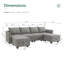 Canapé modulaire rembourré en U Tremee-122847028
