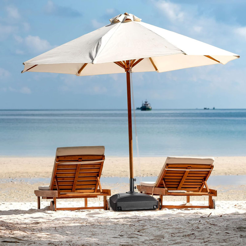  Poids du parasol extérieur avec roues 88-143 lb