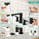 Rebris S Widespread Bathroom Faucet with Drain Assembly