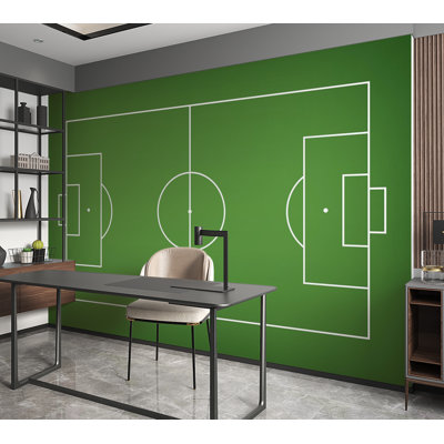 Premium Peel & Stick Wall Mural - Soccer Field