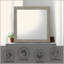 Miroir à finition gris clair
