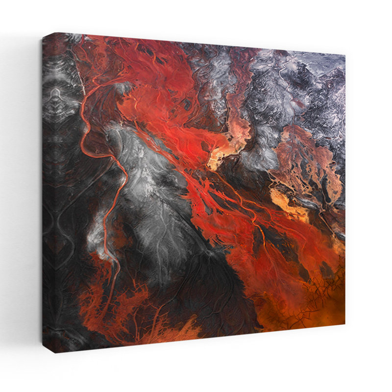 Art contemporain, art moderne abstrait, H 18" x l 18"