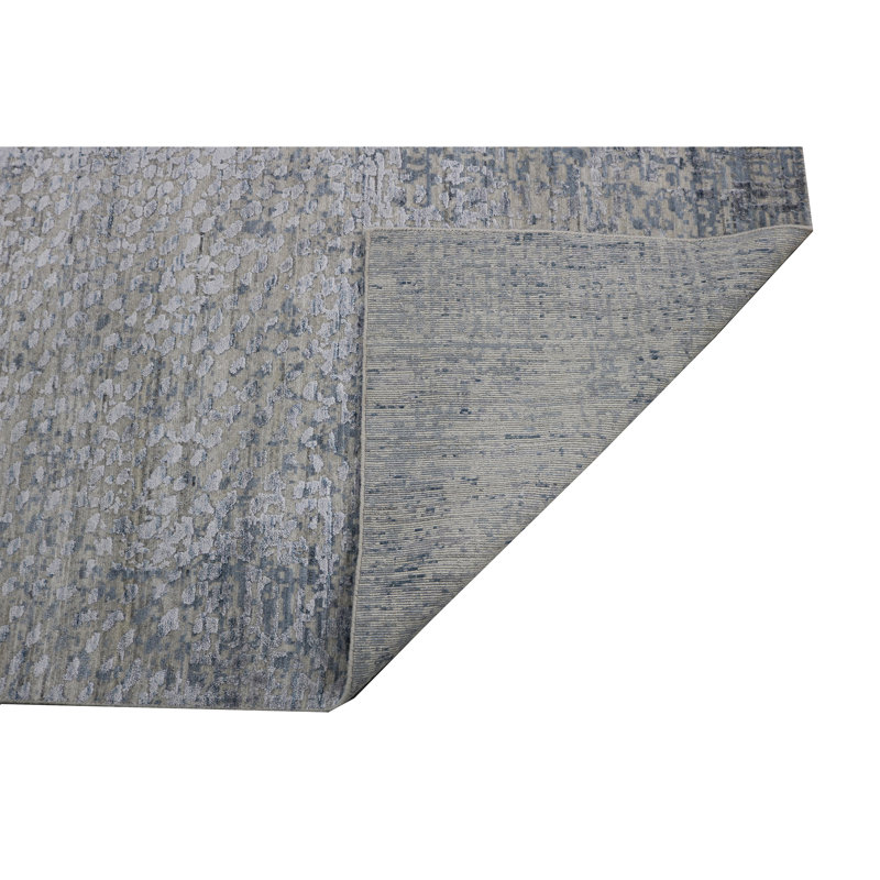 Camouflage Area Rug in Blue, Rectangle 2' x 3'
