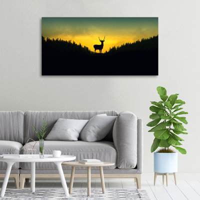 Deer - No Frame Print on Canvas