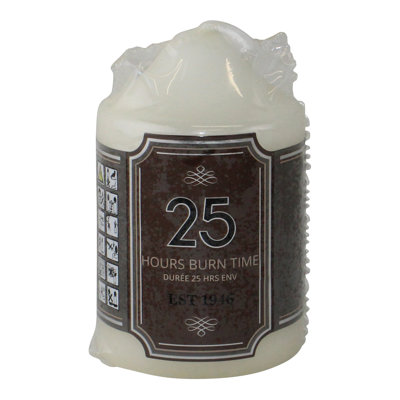 Unscented Pillar Candle