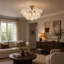 Glass Semi Flush Mount-1691263624