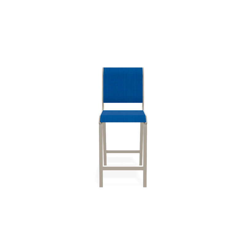 Holna Outdoor Stool, Textured Desert, Pacific Blue 28D