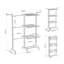 Bole Adjustable Rolling Clothing Rack-1264512792
